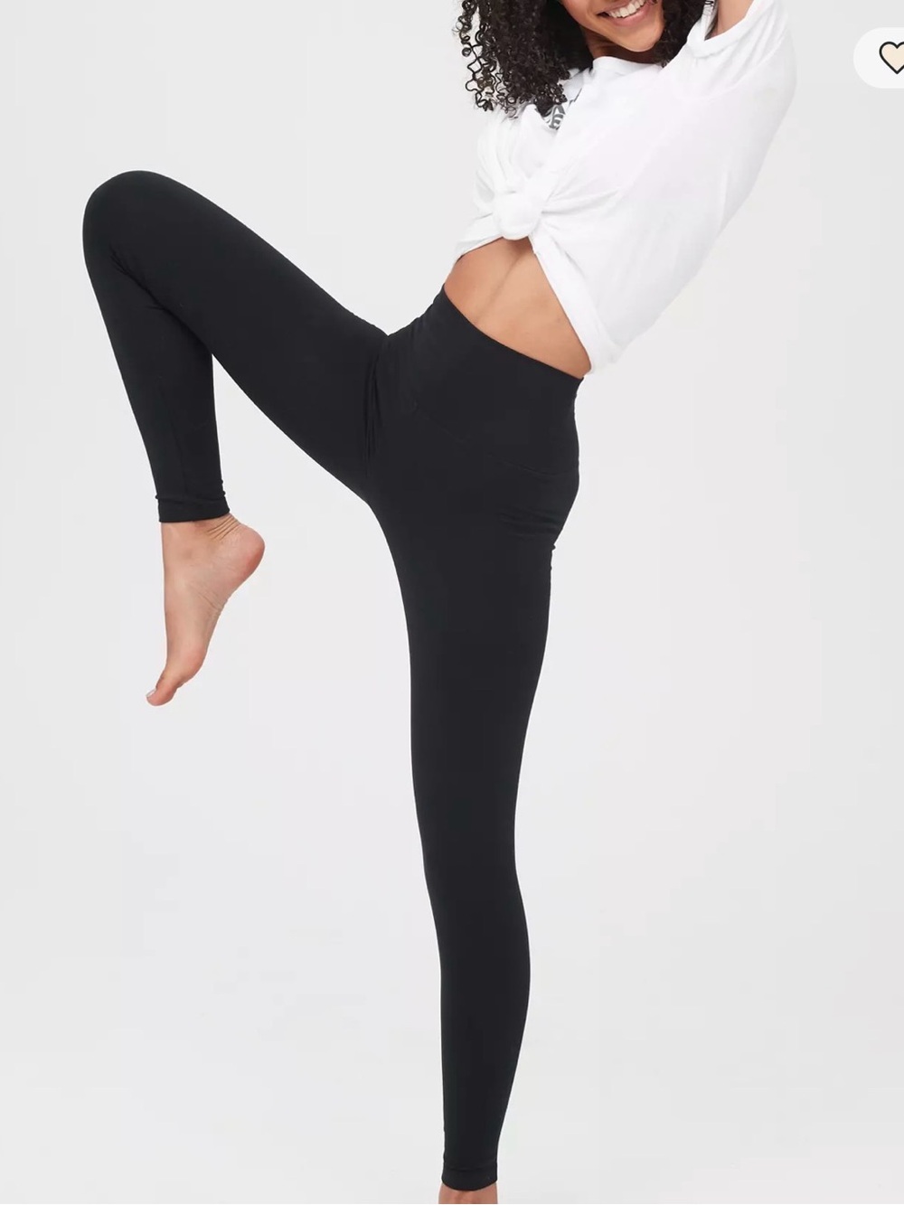 Offline Aerie OG High-Rise Leggings ~ Medium ~ Black
